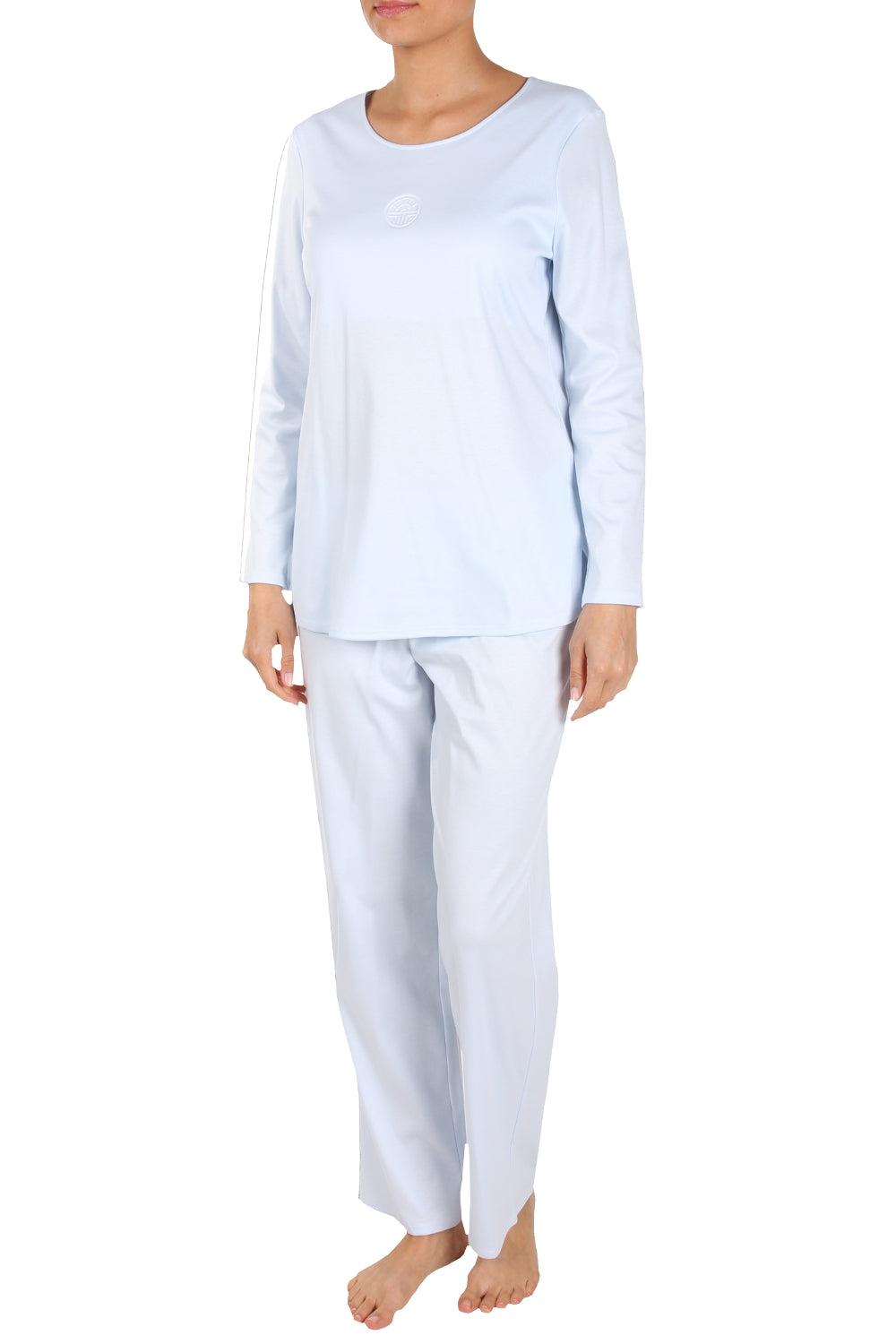 Feraud Pajama, 1/1 Sleeve, Pants 1/1, Round Neck In (3883013) Bleu