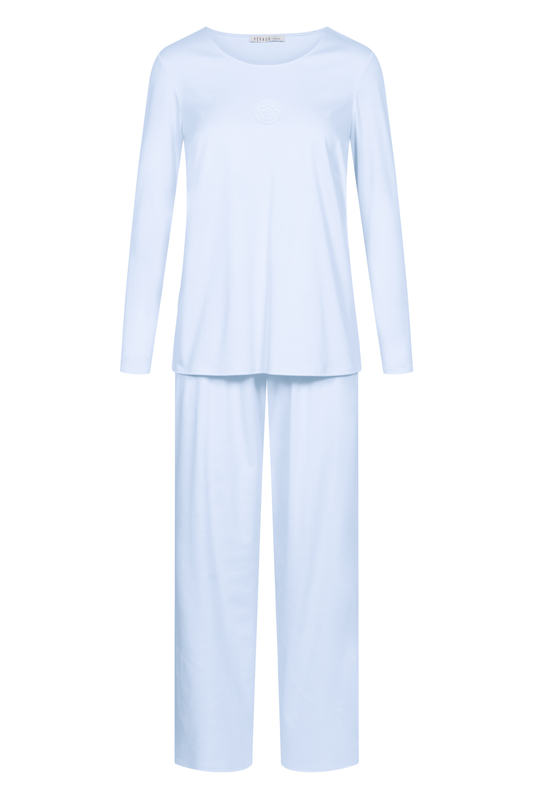 Féraud Pyjamas front view in Bleu