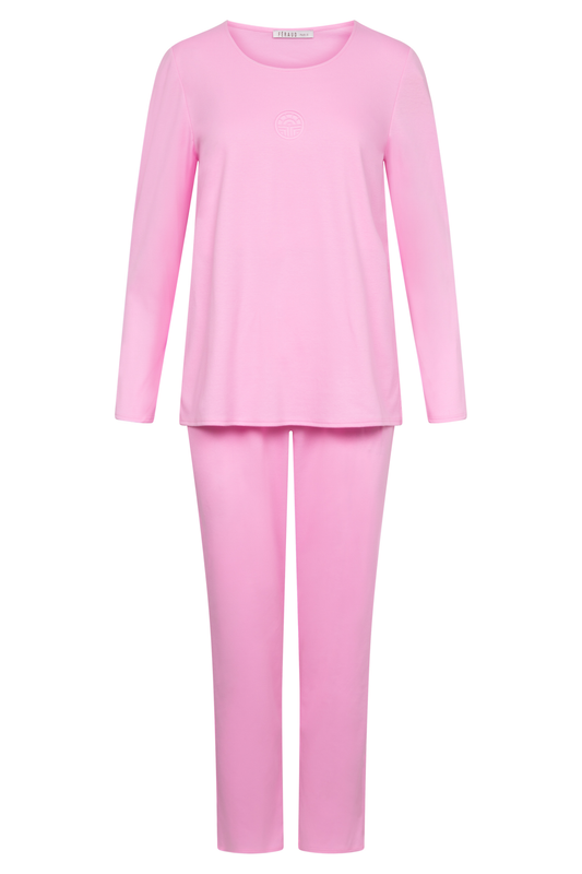Féraud Pyjamas front view in English Rose