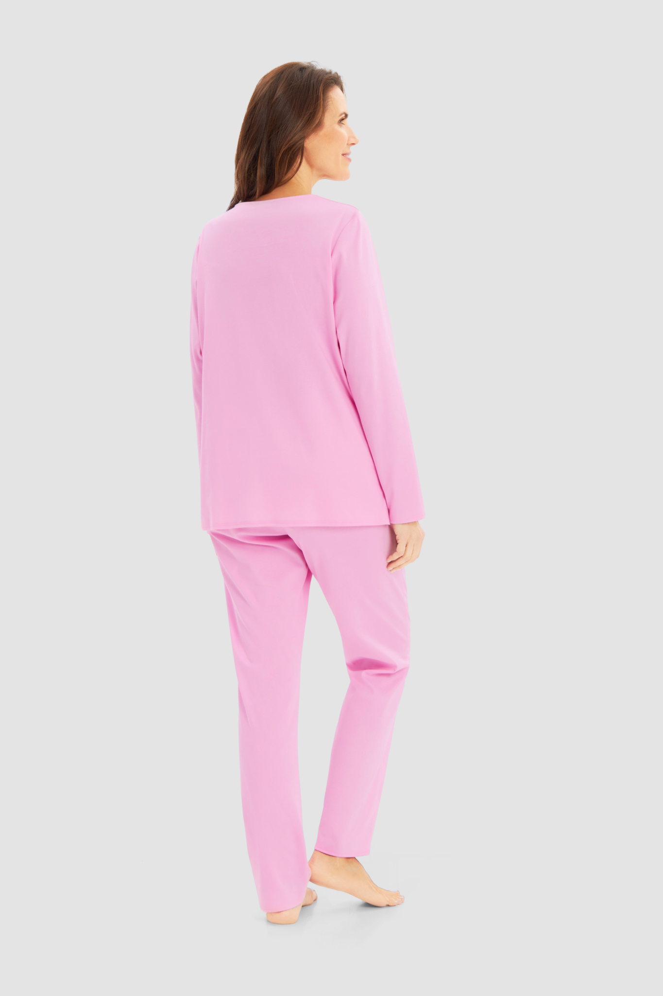 Féraud Pyjamas back view in English Rose