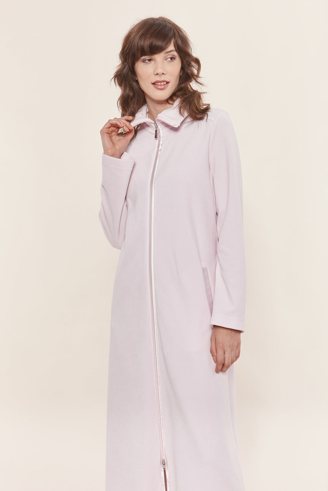 Feraud Robe, 1/1 Sleeve, Zipper, Pockets Nicki (3883036) New Rose