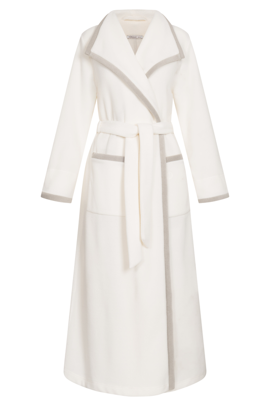 Féraud Robe front view in Ivory