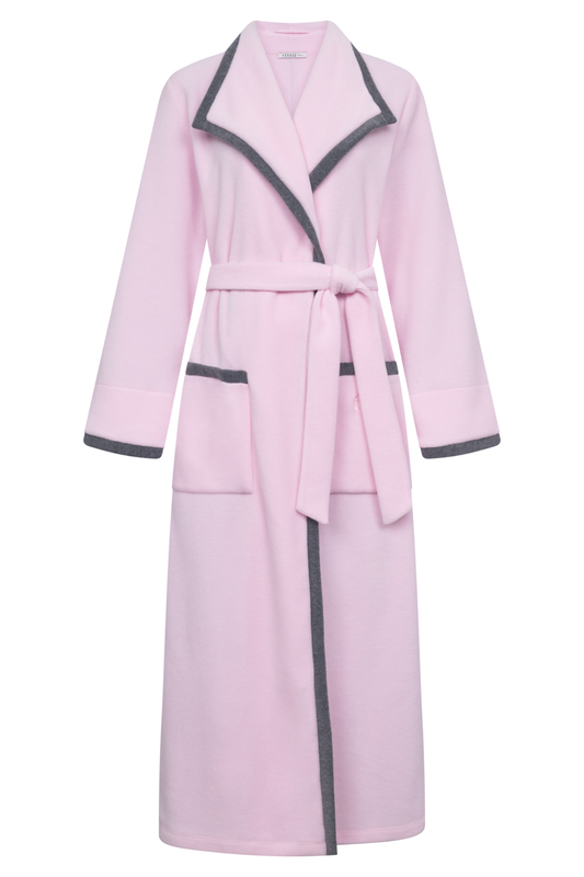 Féraud Robe front view in Pale Rose