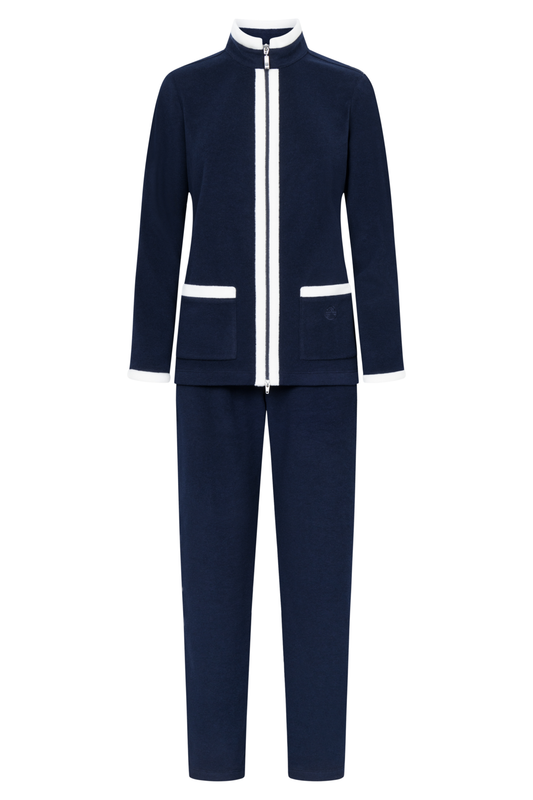 Féraud Lounge Set front view in Navy