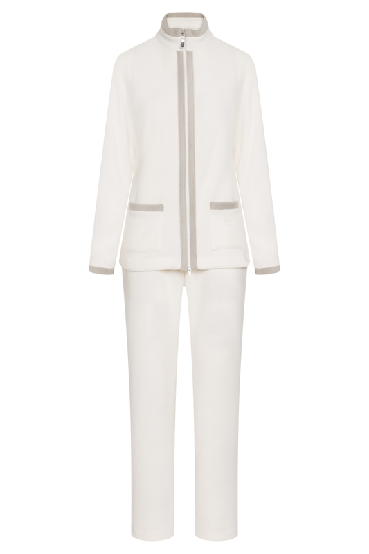 Féraud Lounge Set front view in Ivory