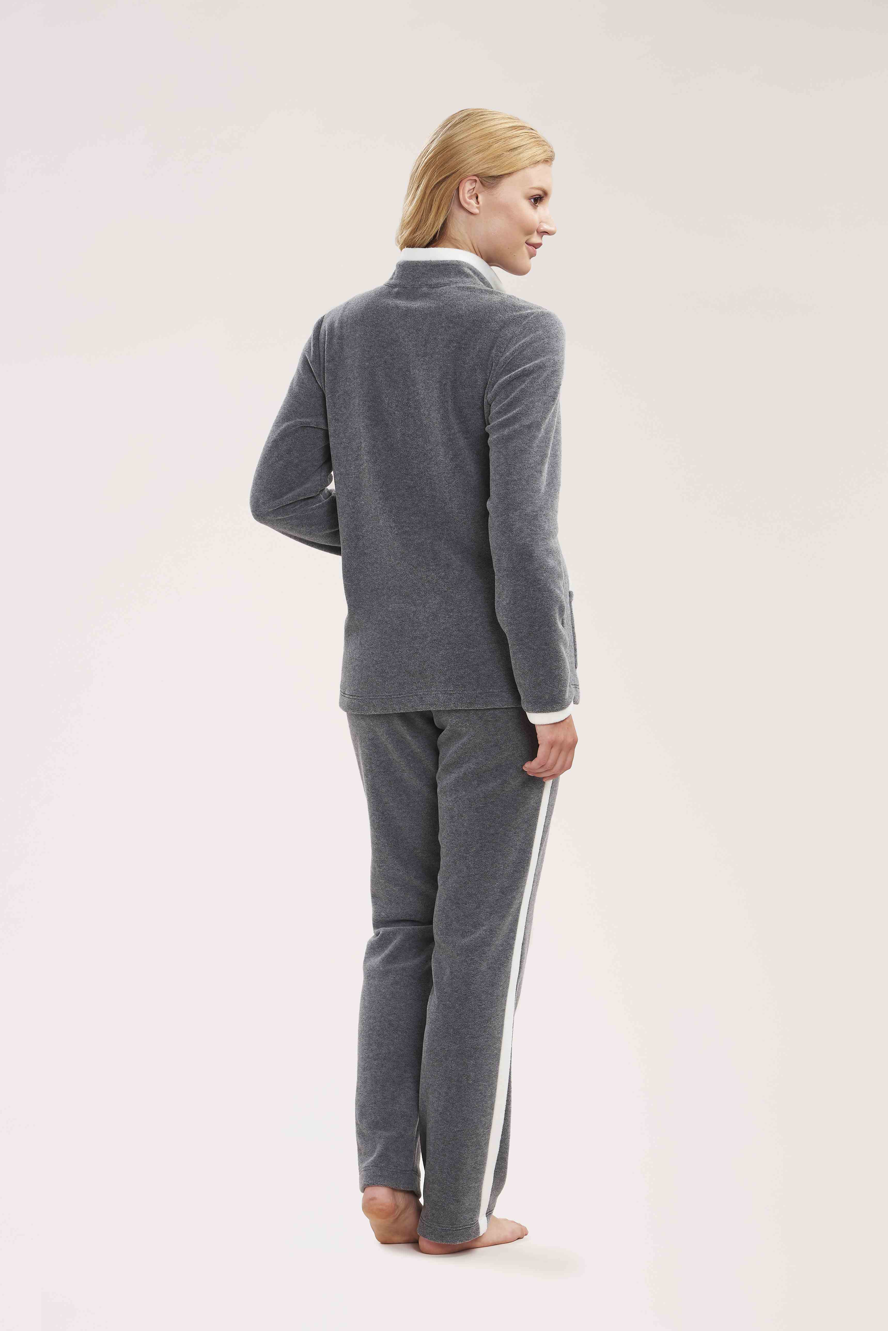 Feraud Lounge Suit, 1/1 Sleeve, Pants 1/1, Zipper, Pocke (3883158) Heather Dark Grey
