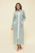 Féraud Robe on model in Milky Green
