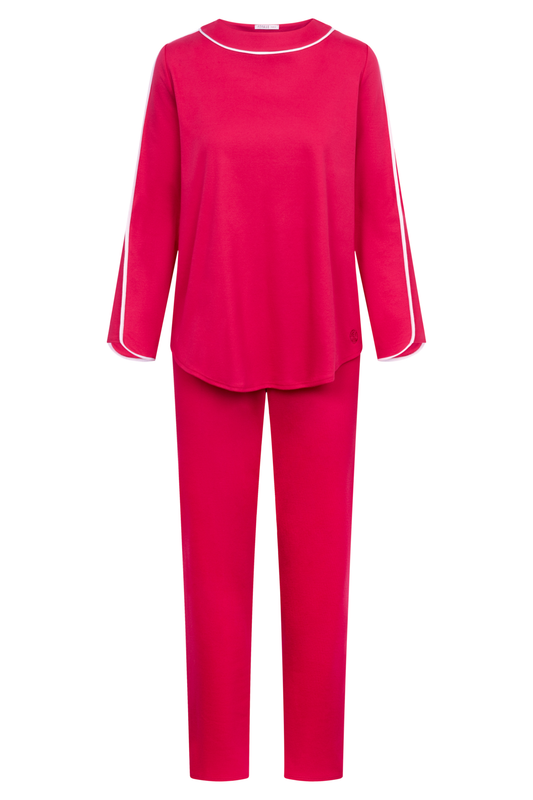 Féraud Pyjamas front view in Raspberry