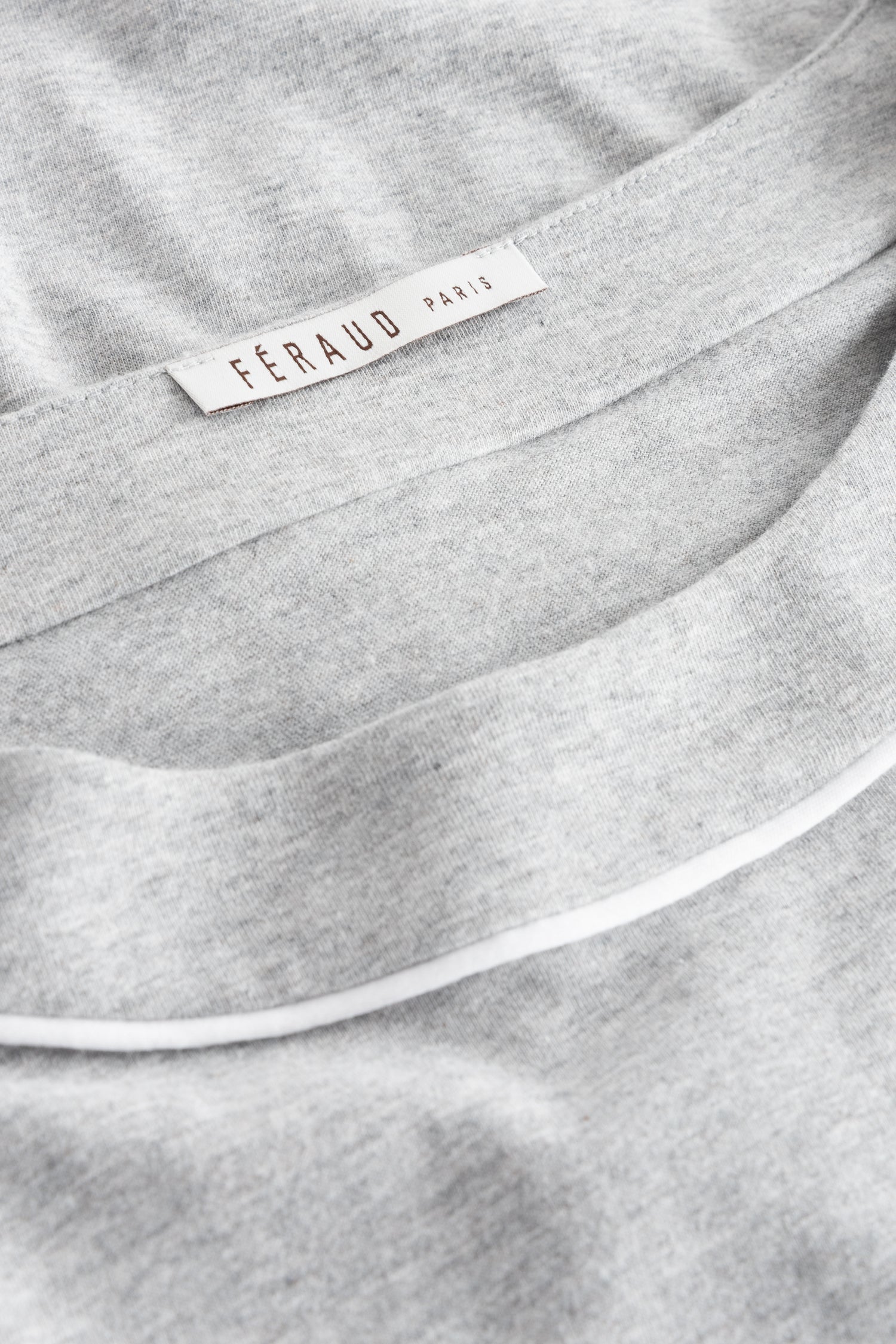 Feraud Night Dress, 1/1 Sleeve, Round Neck Pure Look (3884075) Heather Grey