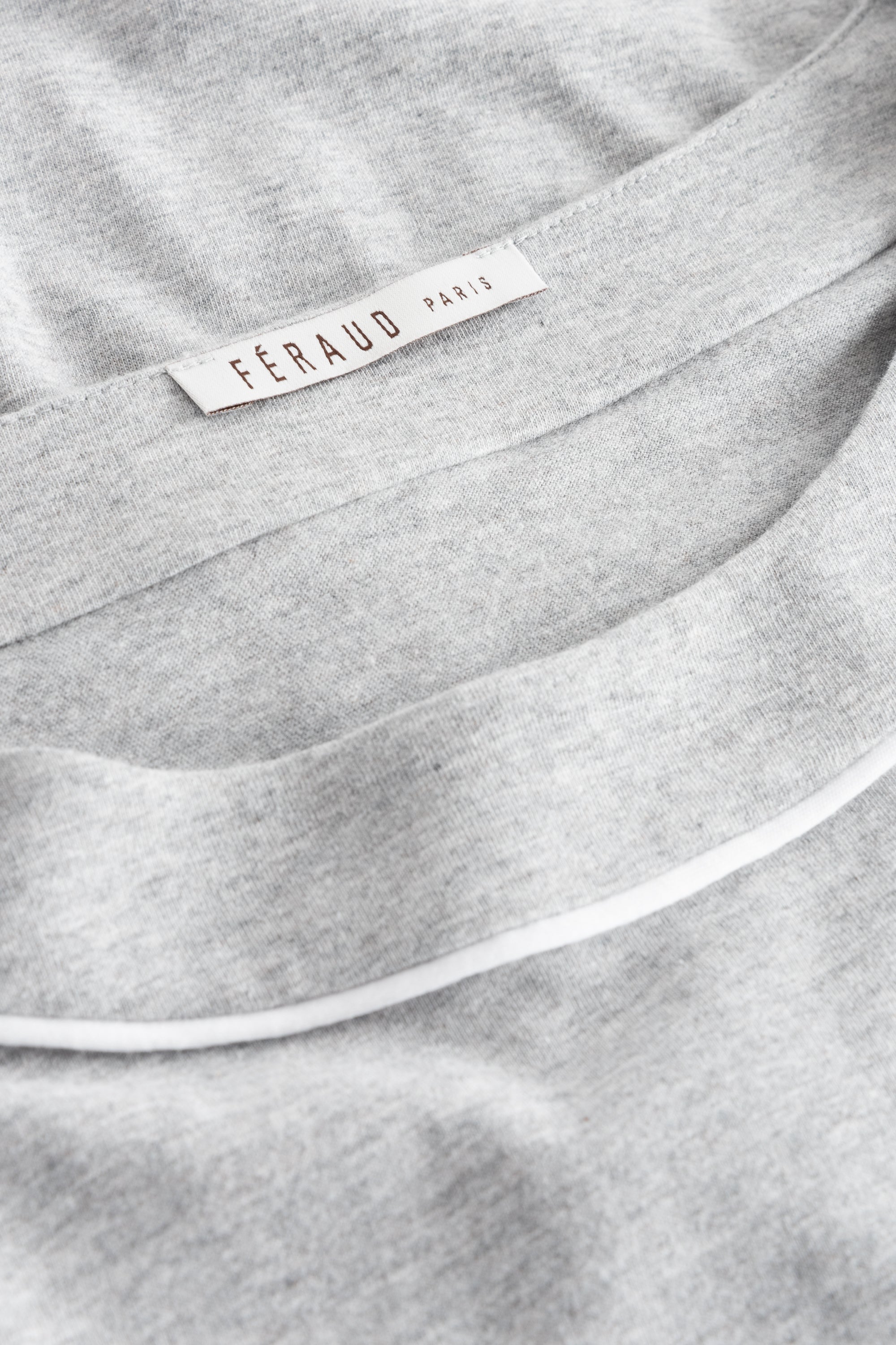 Feraud Night Dress, 1/1 Sleeve, Round Neck Pure Look (3884075) Heather Grey