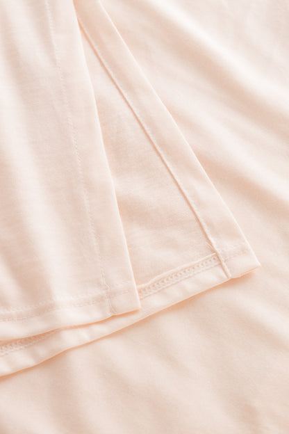 Feraud Night Dress, 1/2 Sleeve, Button Panel, Standing C (3884077) Peach