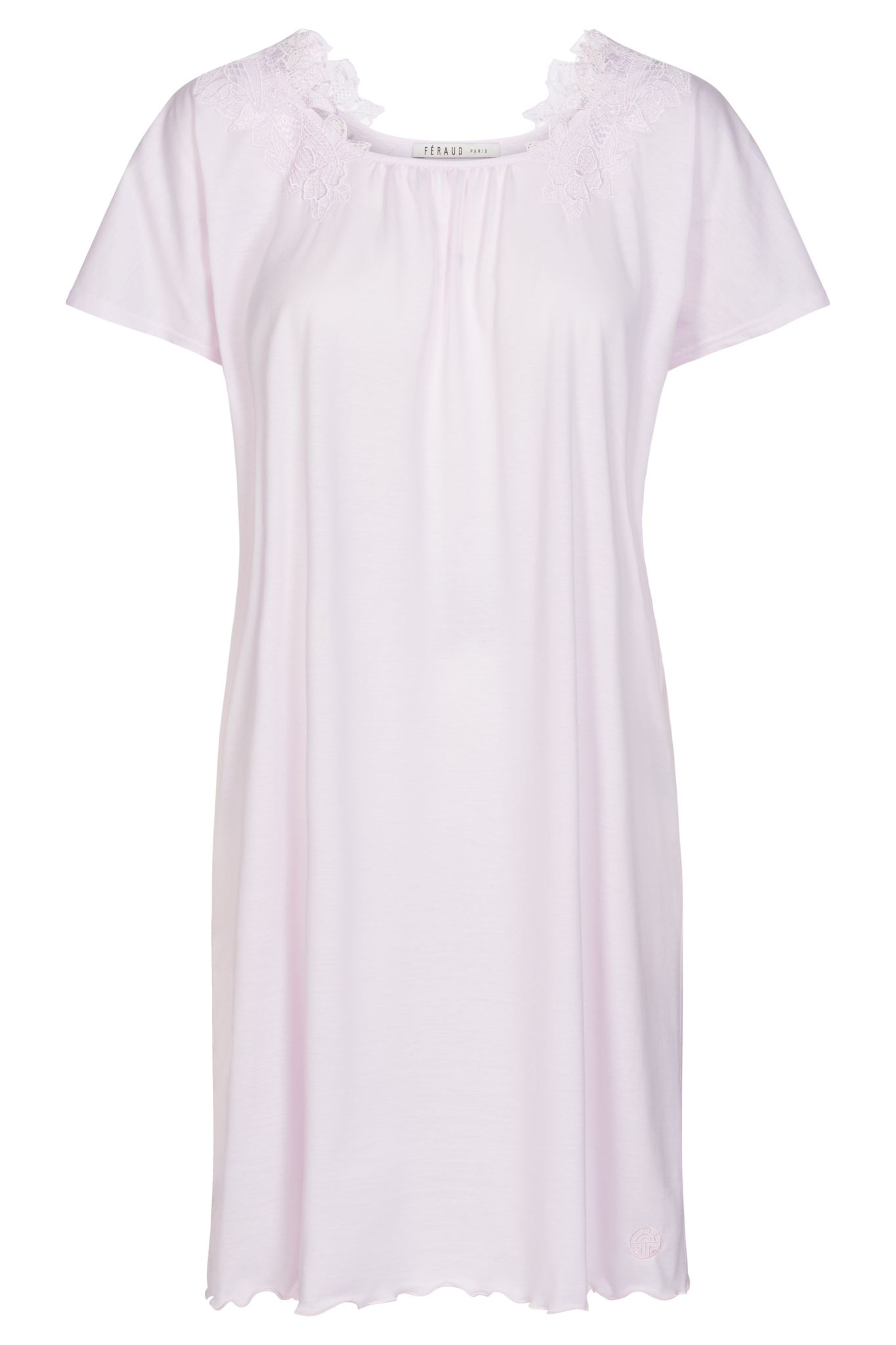 Féraud Nightgown front view in Rose