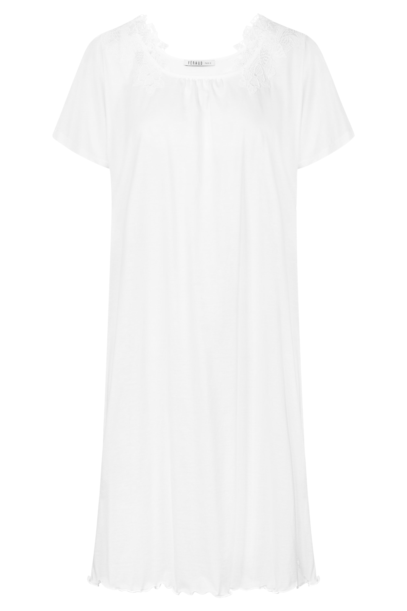 Féraud Nightgown front view in White