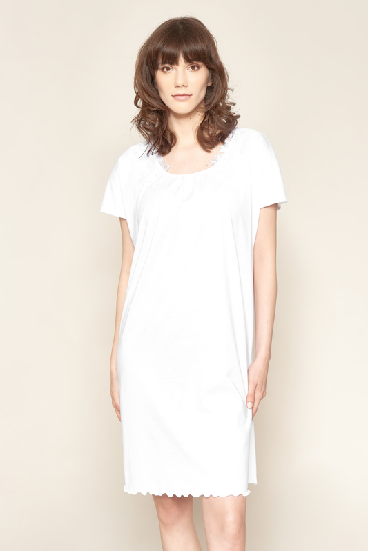 Féraud Nightgown on model in White