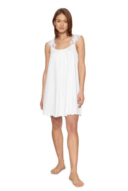 Feraud Night Dress, Sleeveless, Round Neck Romantic Lace (3884189) White