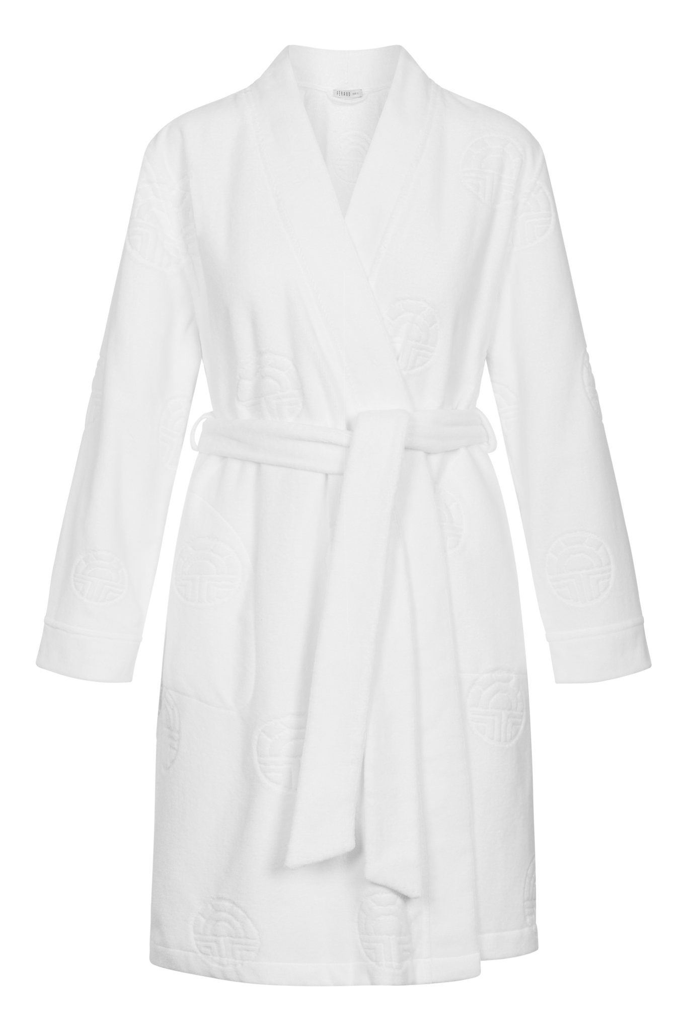 Féraud Robe front view in Weiss