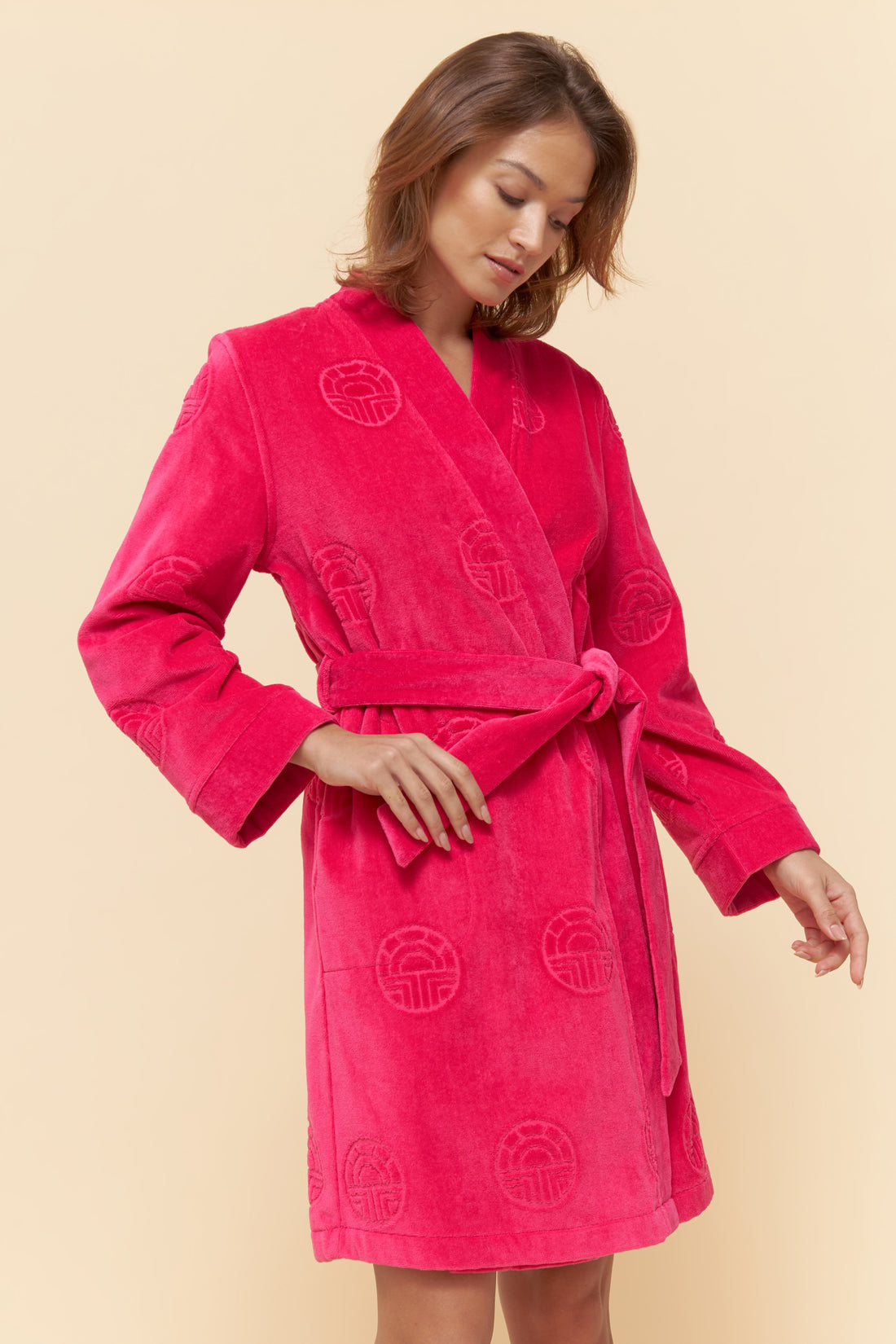 Feraud Robe, Kurz Spa Spa (3884194) Pink