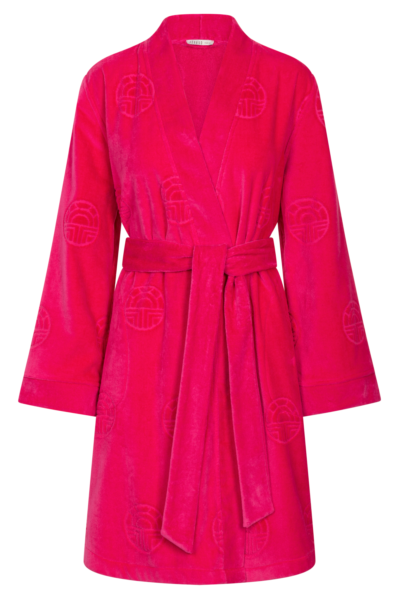Féraud Robe front view in Pink