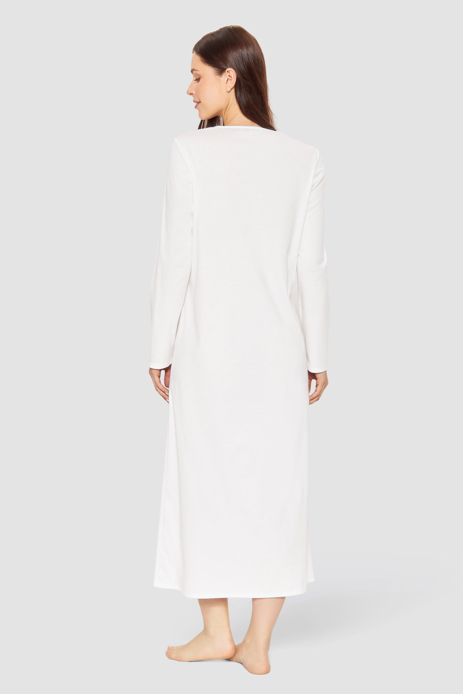 Feraud Night Dress,1/1 Sleeve, Round Neck Interlock (3884195) Champagner