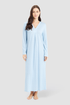 Féraud Nightgown on model in Logoprint Blue