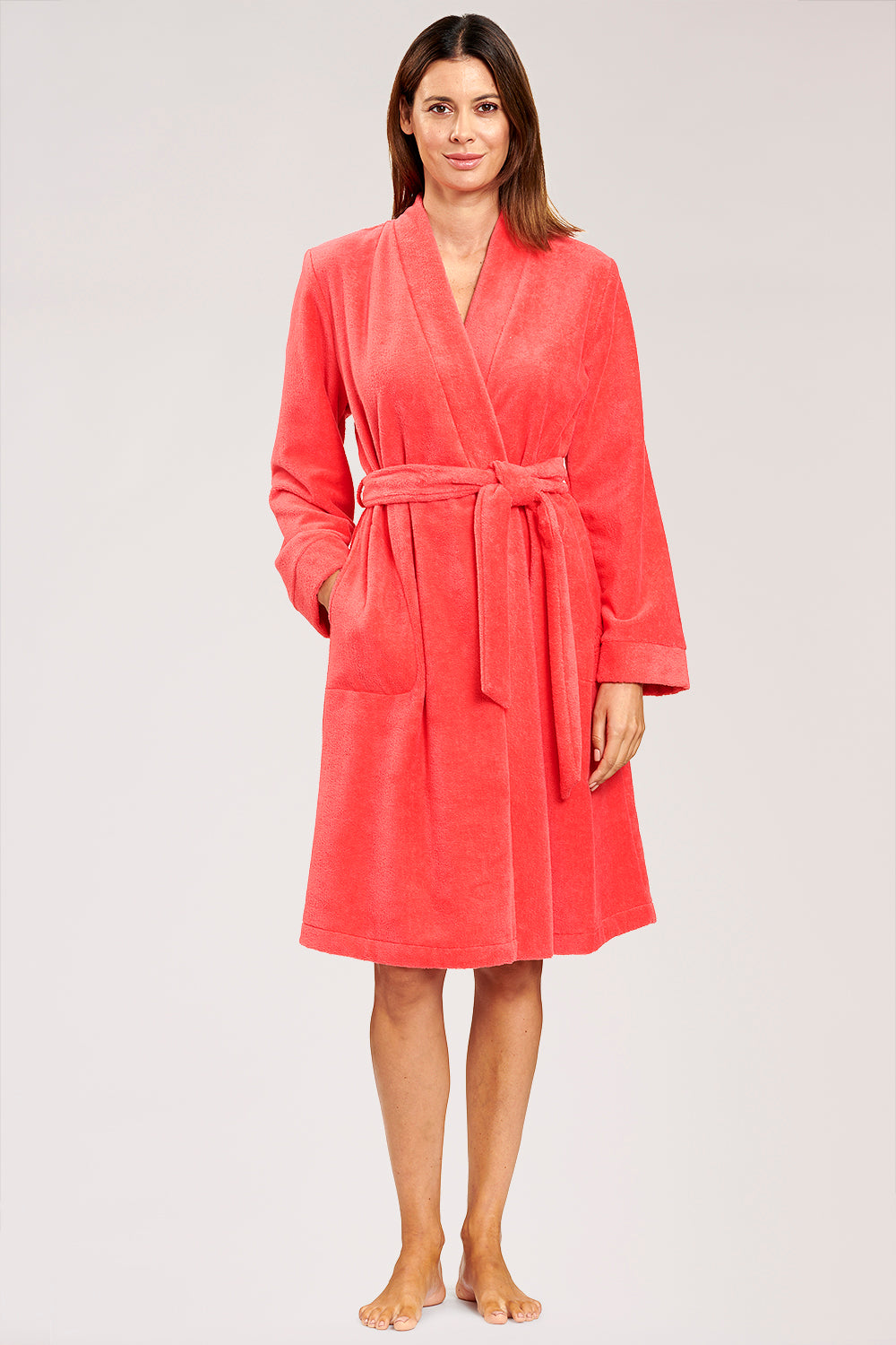 Feraud Robe, 1/1 Sleeve, Wrap-Around, Pockets T (3887102) Coralle