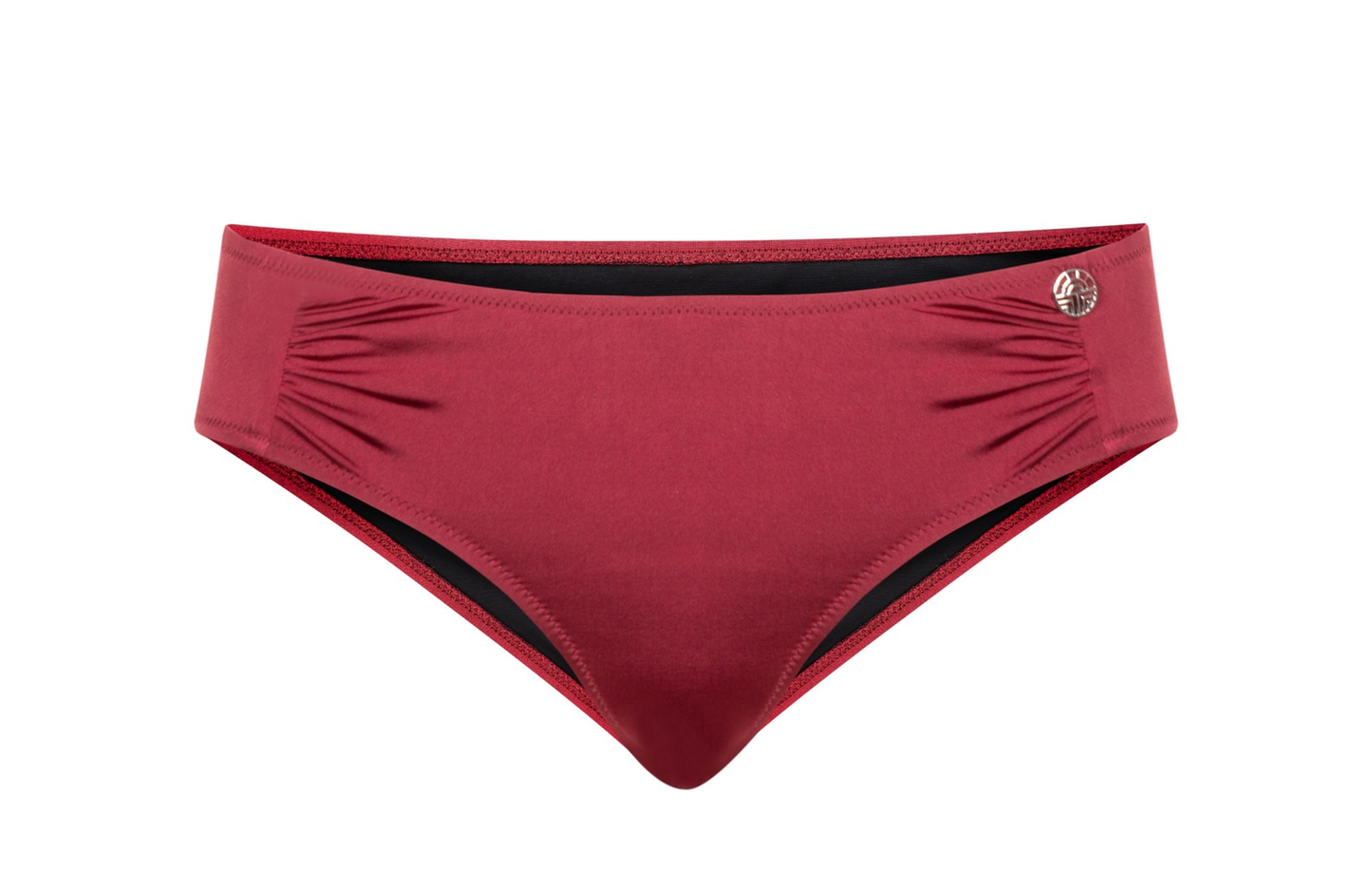 Féraud Bikini Bottom front view in Bordeaux