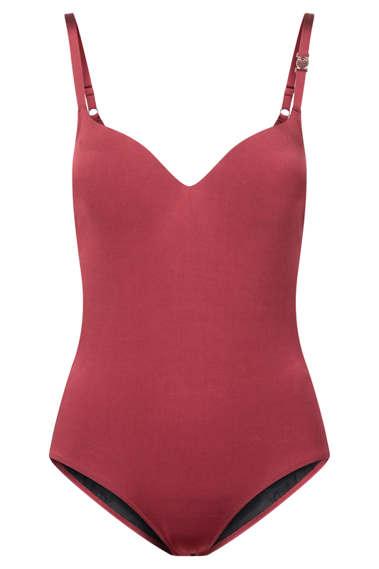 Féraud Swimsuit front view in Bordeaux