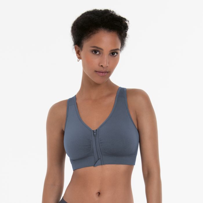 Anita Lynn Post Mastectomy Bra Moulded, Front Closure (5768X) Grey