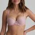 Marie Jo Agnes Padded Balcony Bra front view in Vintage Pink