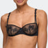 Marie Jo Annaelle Balcony Bra front view in Black