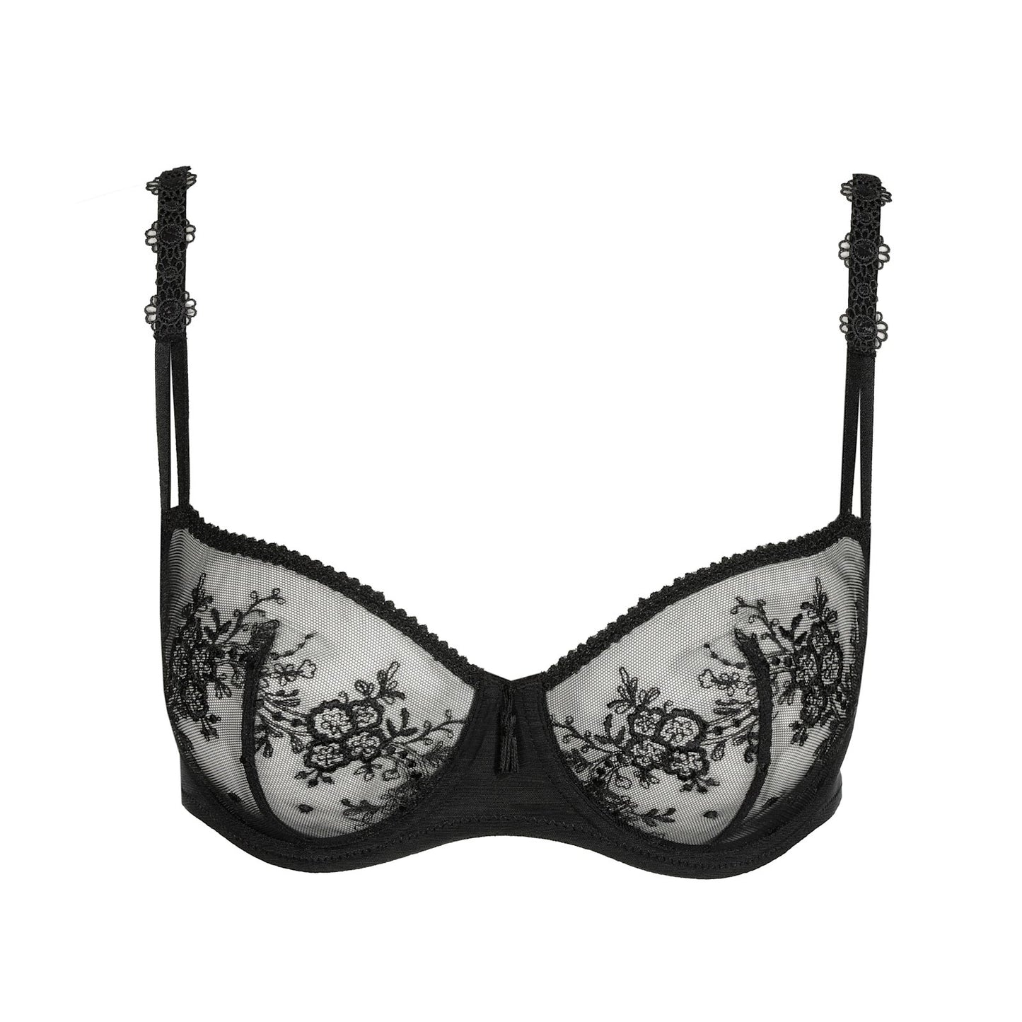 Marie Jo Annaelle Balcony Bra detail view in Black