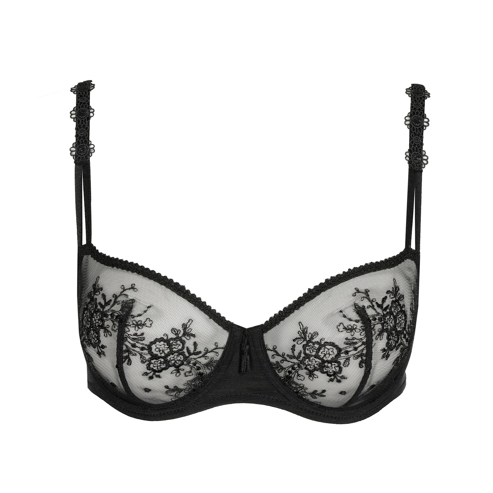 Marie Jo Annaelle Balcony Bra detail view in Black