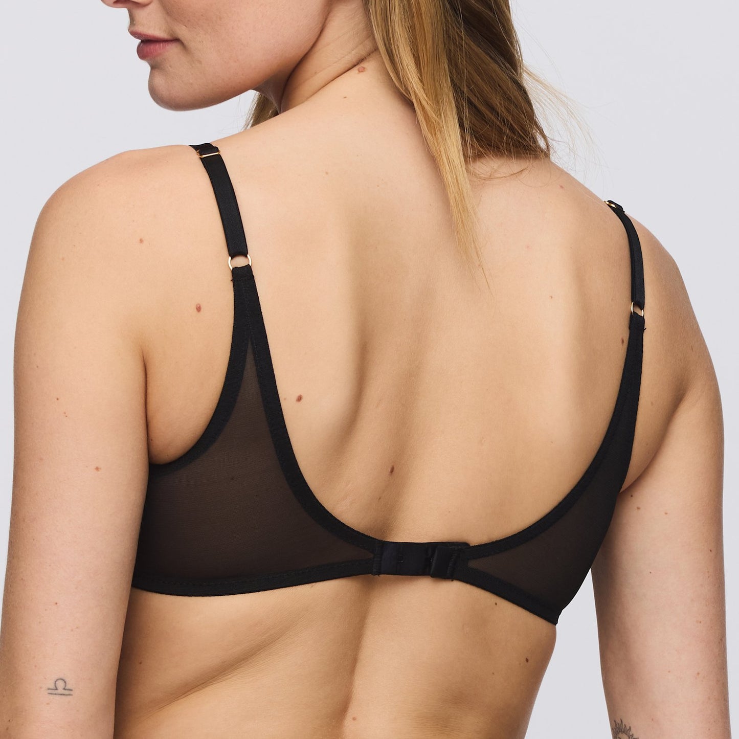Marie Jo Aven Plunge Bra alternate view in Black