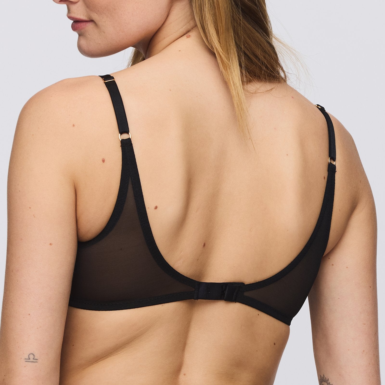 Marie Jo Aven Plunge Bra alternate view in Black