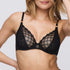 Marie Jo Aven Plunge Bra front view in Black