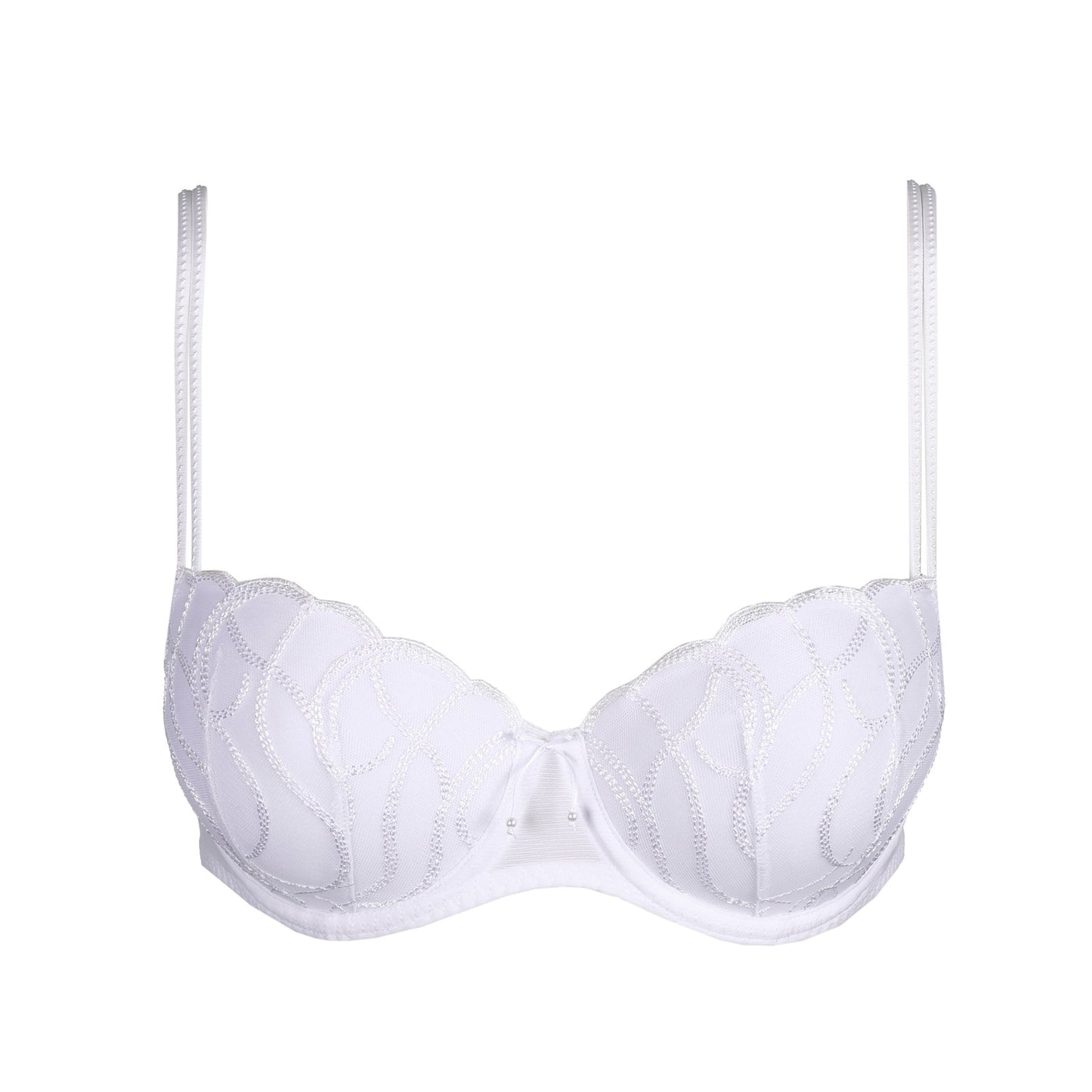 Marie Jo Heleen Padded Balcony Bra detail view in White