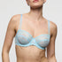 Marie Jo Jane Padded Balcony Bra front view in Milky Blue