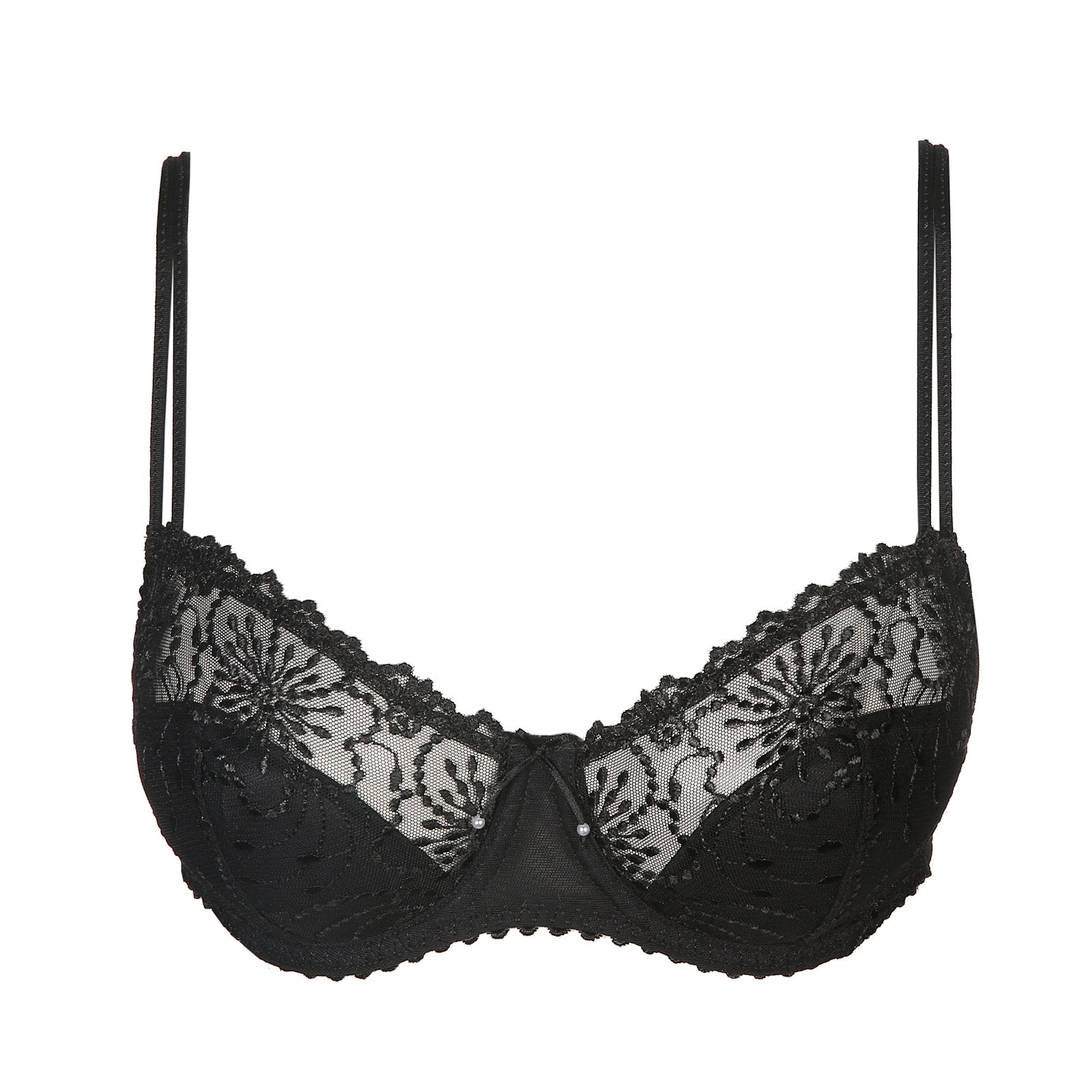 Marie Jo Jane Balcony Bra detail view in Black