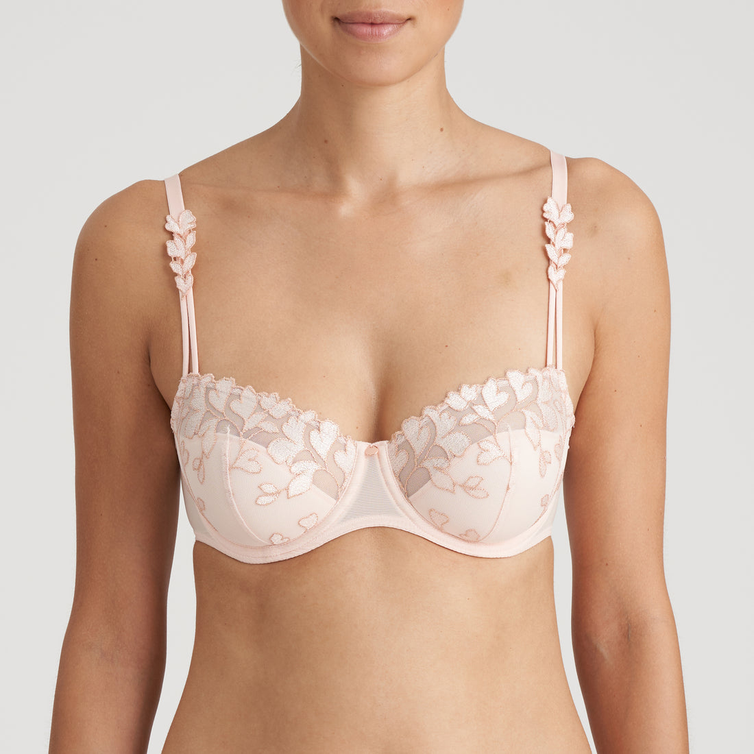 Marie Jo Leda Half Padded Balcony Bra (0102525) Glossy Pink