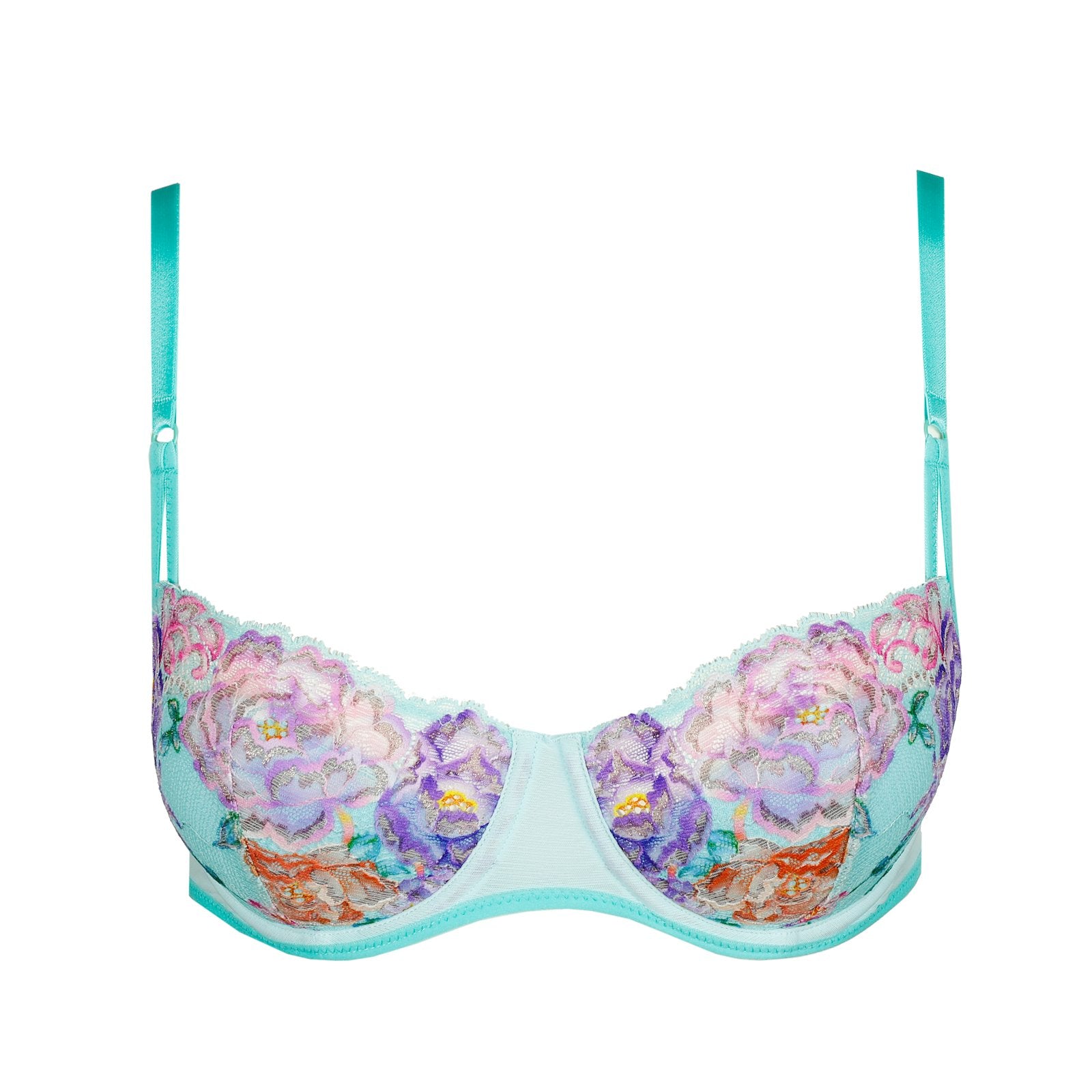 Marie Jo Lisbeth Padded Balcony Bra detail view in Clearwater
