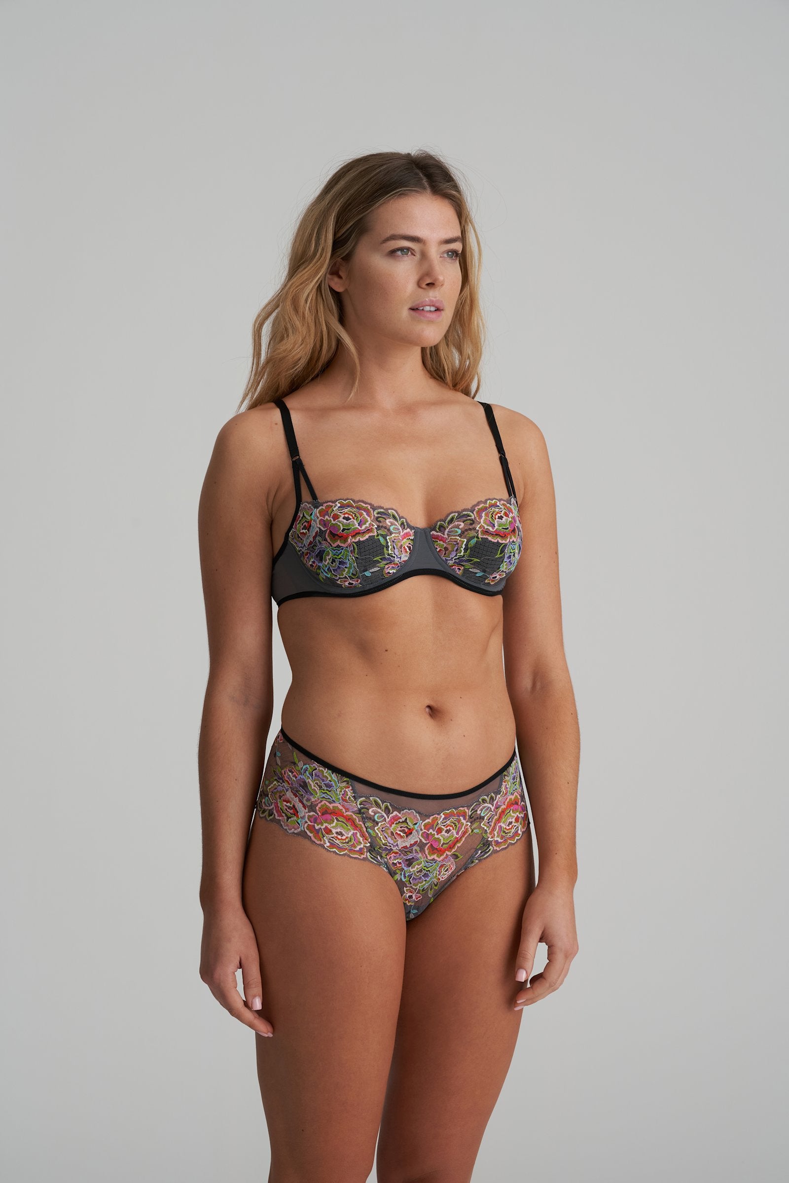 Marie Jo Lisbeth Padded Balcony Bra styled on model in Viva La Vida