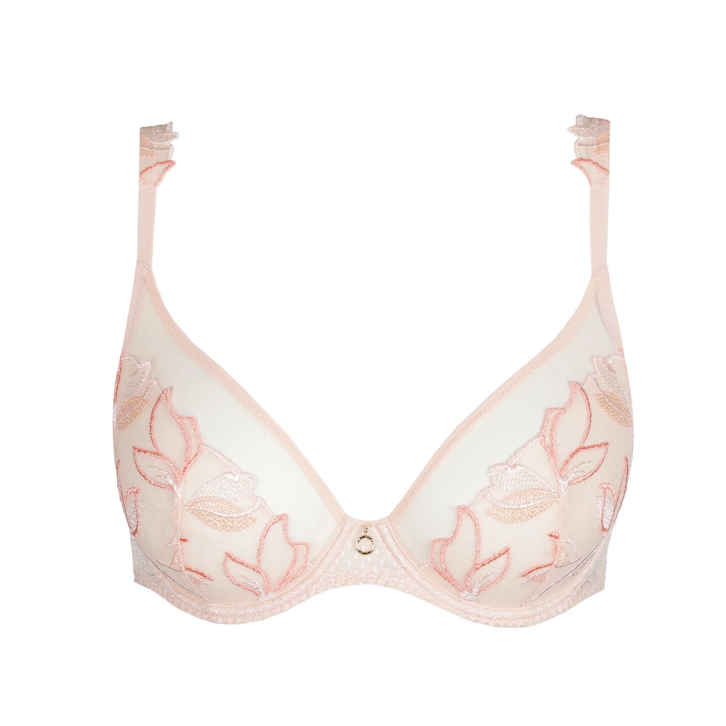 Marie Jo Loish Plunge Bra detail view in Pearly Pink