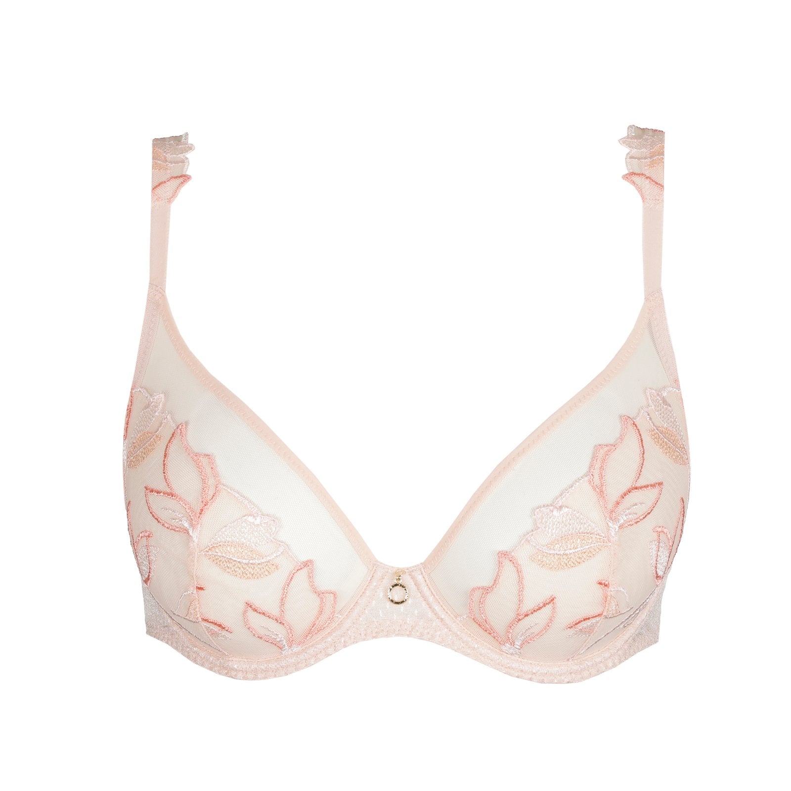 Marie Jo Loish Plunge Bra detail view in Pearly Pink