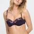 Marie Jo Loish Padded Balcony Bra front view in Amethyst