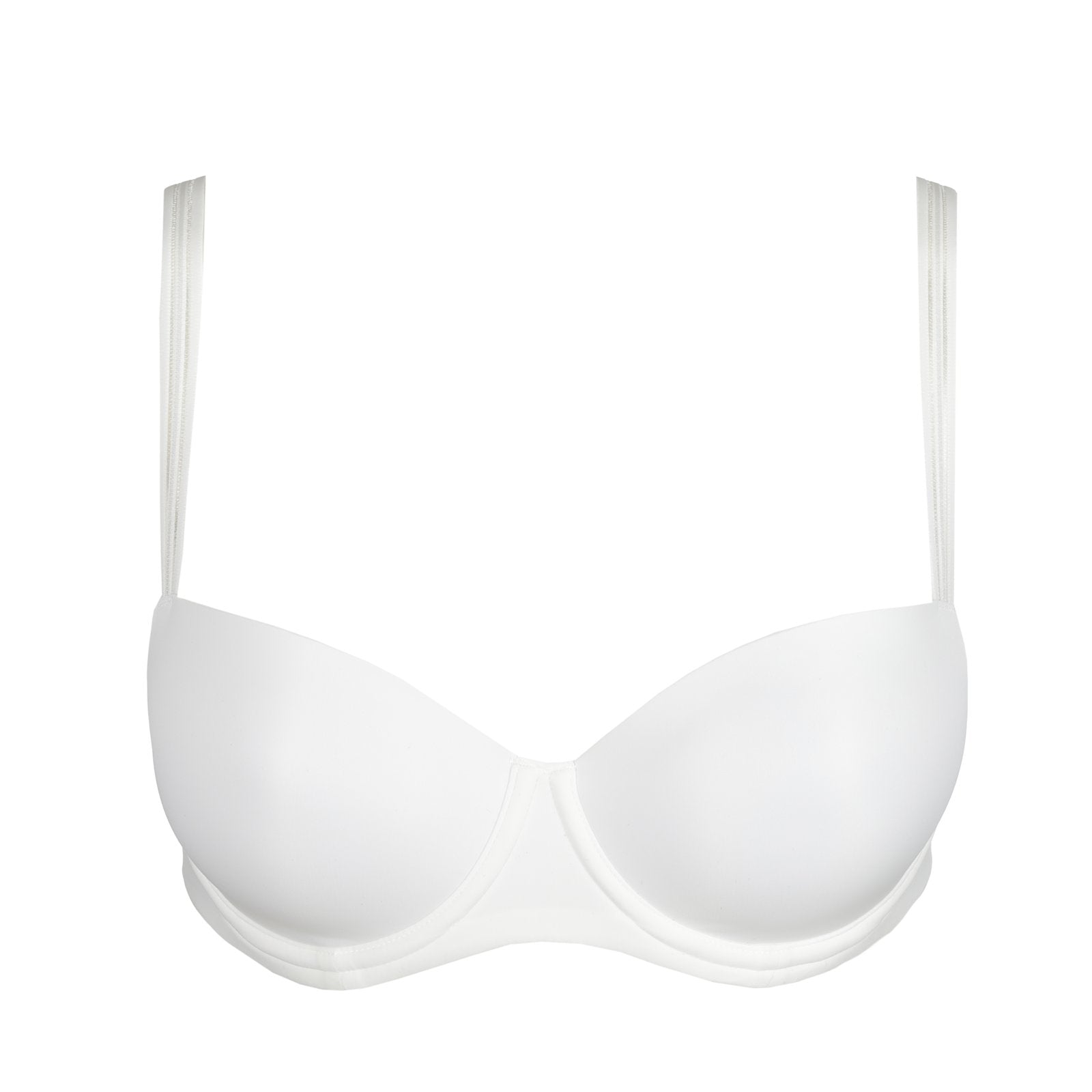 Marie Jo Louie Padded Balcony Bra detail view in Natural