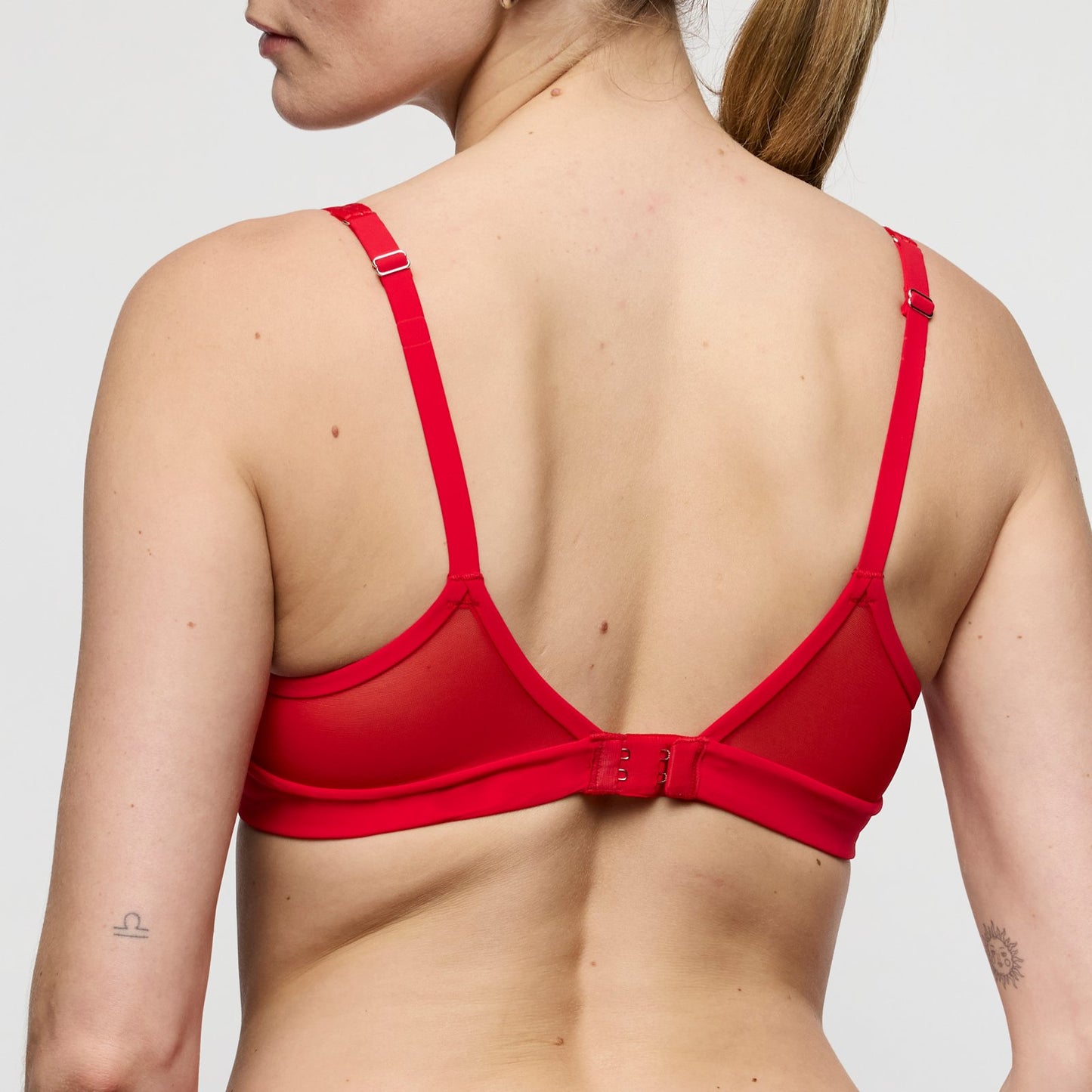 Marie Jo Louie Padded Balcony Bra alternate view in True Red