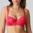 Marie Jo Manyla Padded Balcony Bra front view in Pixie Red
