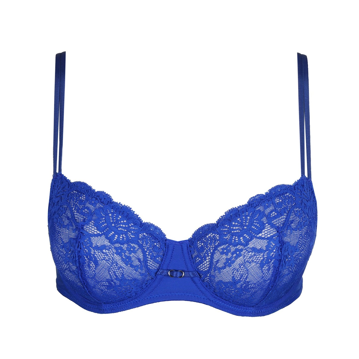 Marie Jo Melipha Balcony Bra detail view in Blue Print