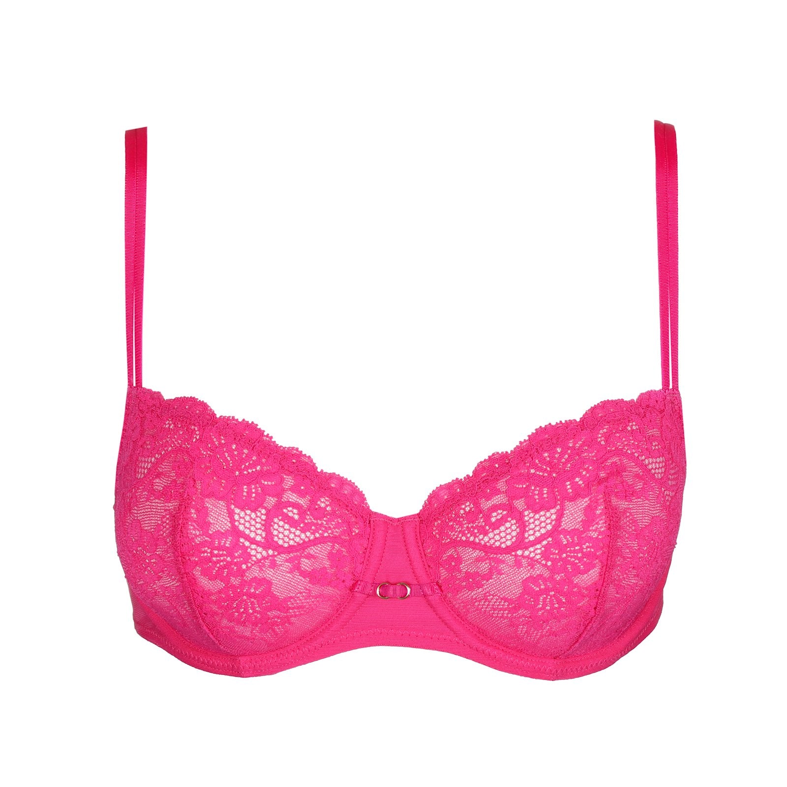 Marie Jo Melipha Balcony Bra detail view in Very Berry
