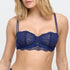 Marie Jo Musea Balcony Bra front view in Sapphire Blue